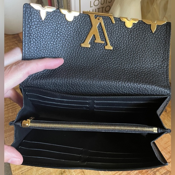 LV Louis Vuitton Portefeuille Capucines Long Wallet Taurillon Leather - Picture 4 of 13